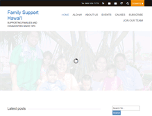 Tablet Screenshot of familysupporthawaii.org